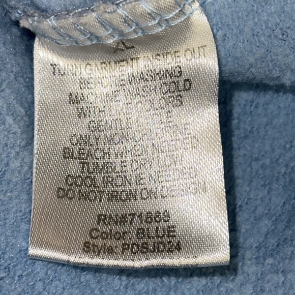 Pink Floyd Dark Side Of The Moon Graphic Cotton Blnd Blue Band Hoodie XL - Picture 8 of 9